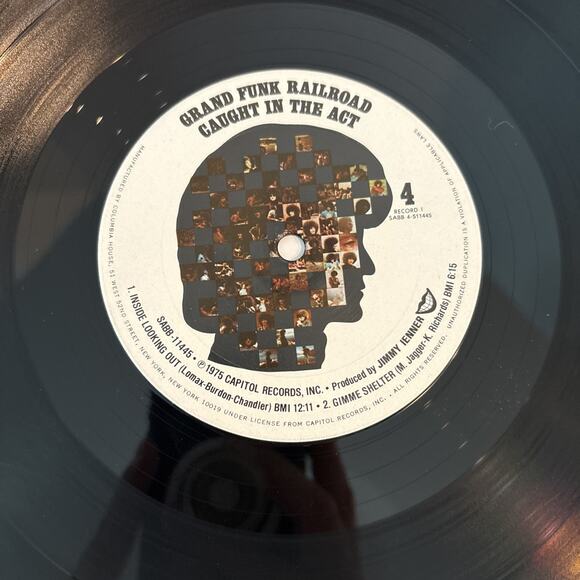 Grand Funk Railroad - Caught In The Act Double Live Vinyl LP - 1975- SABB-511445 - Picture 9 of 16